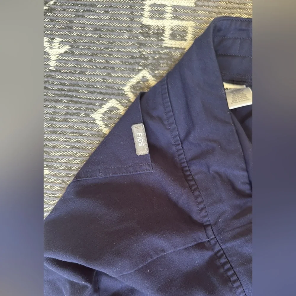 Figs Tansen Navy Blue Jogger Scrub Bottoms Tall Version